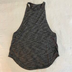 Lululemon sleeveless tank top heathered black
